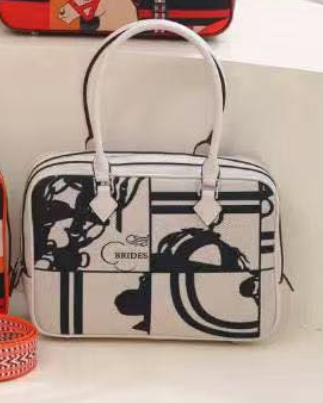 Hermès Barenia and Toile Rocobar Plume Canvas