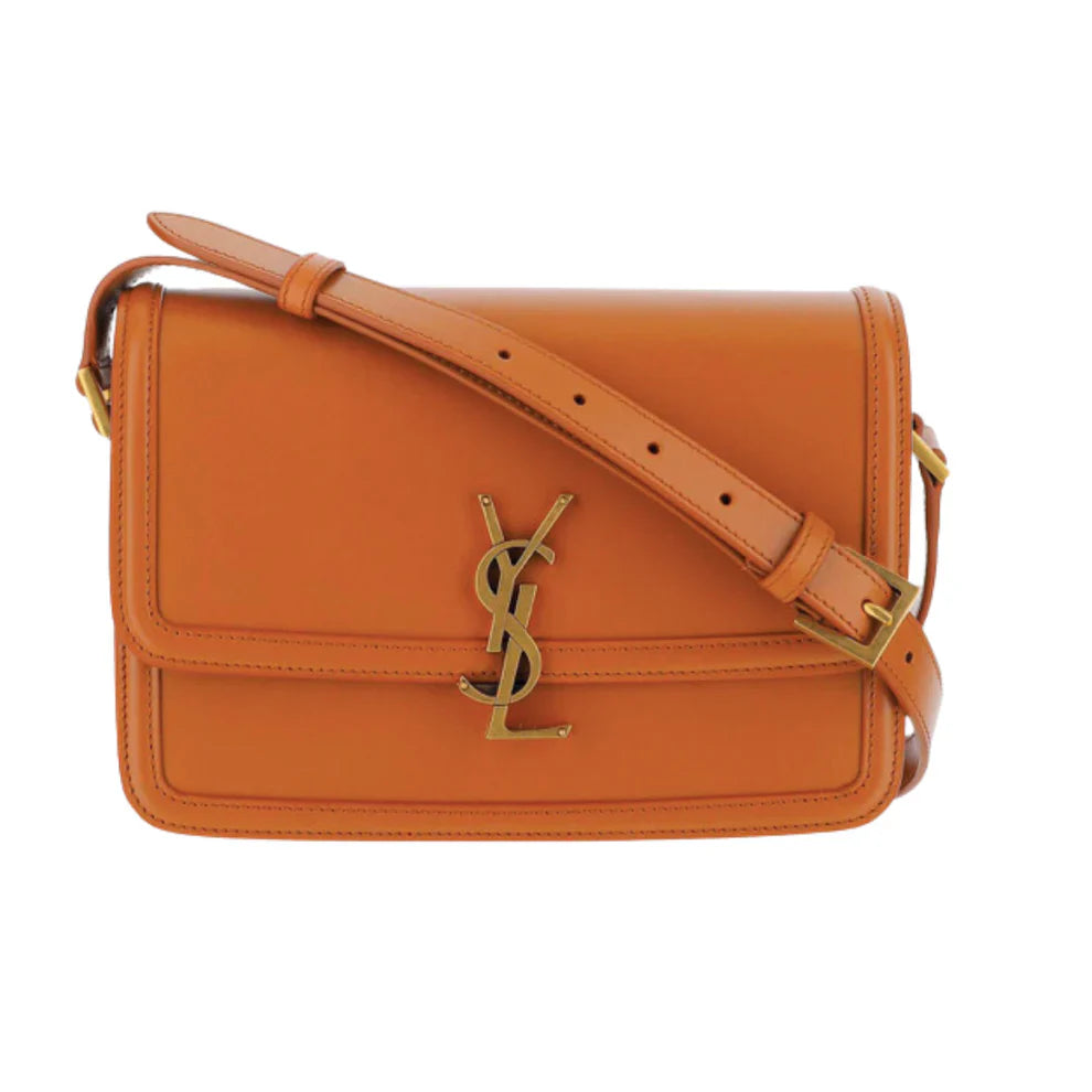 Saint Laurent Solferino Medium Leather Shoulder Bag