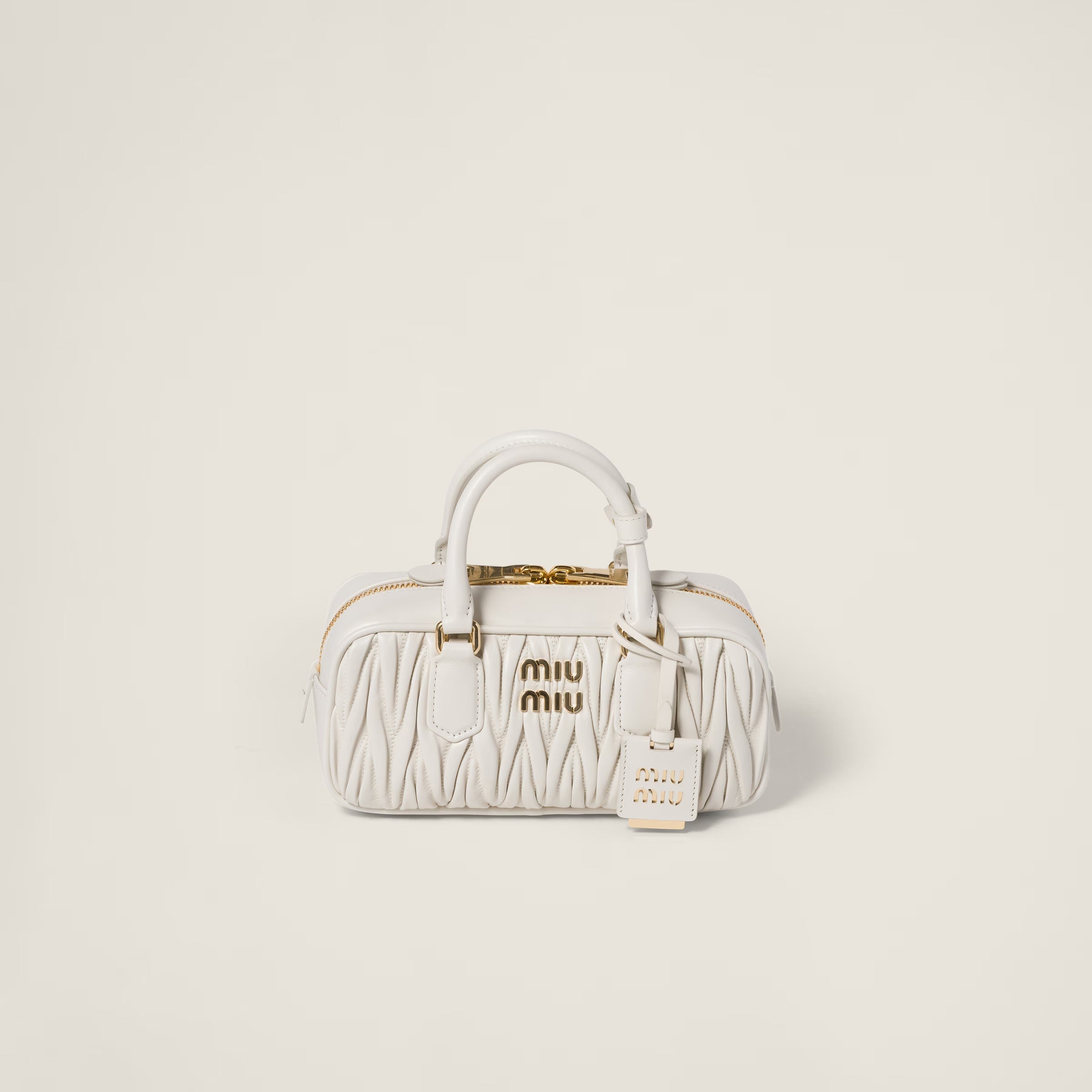 Miu Miu Arcadie leather bag matelassé