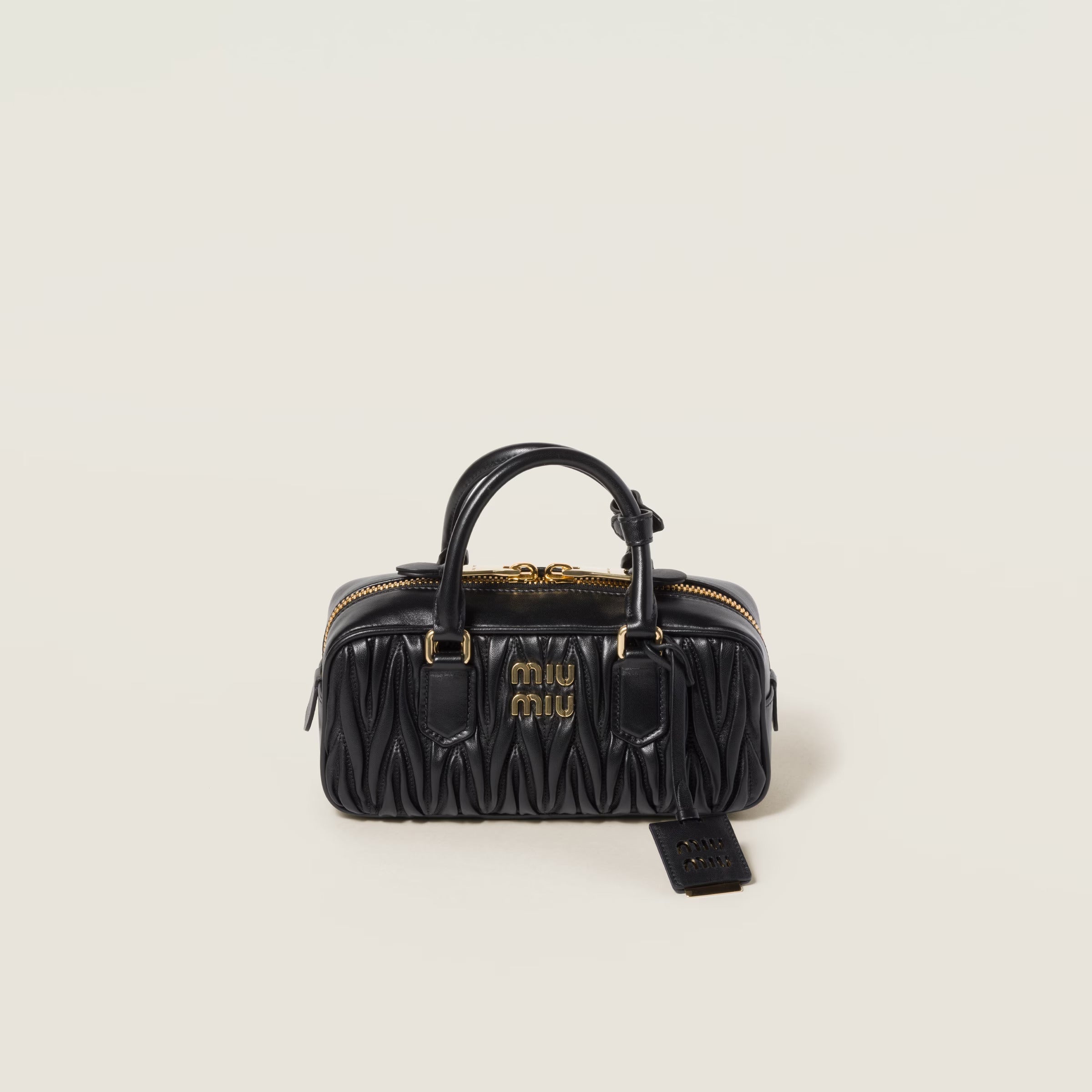Miu Miu Arcadie leather bag matelassé