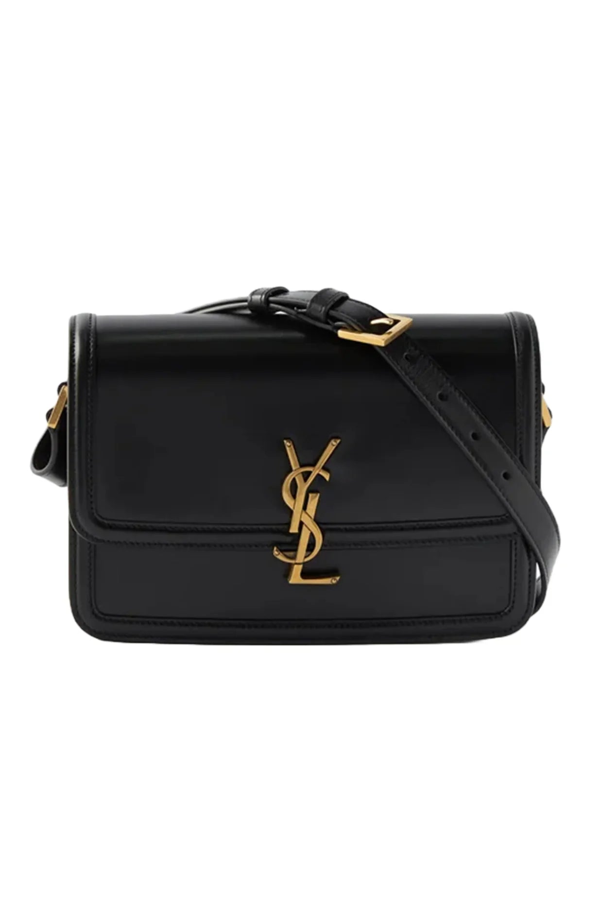 Saint Laurent Solferino Medium Leather Shoulder Bag