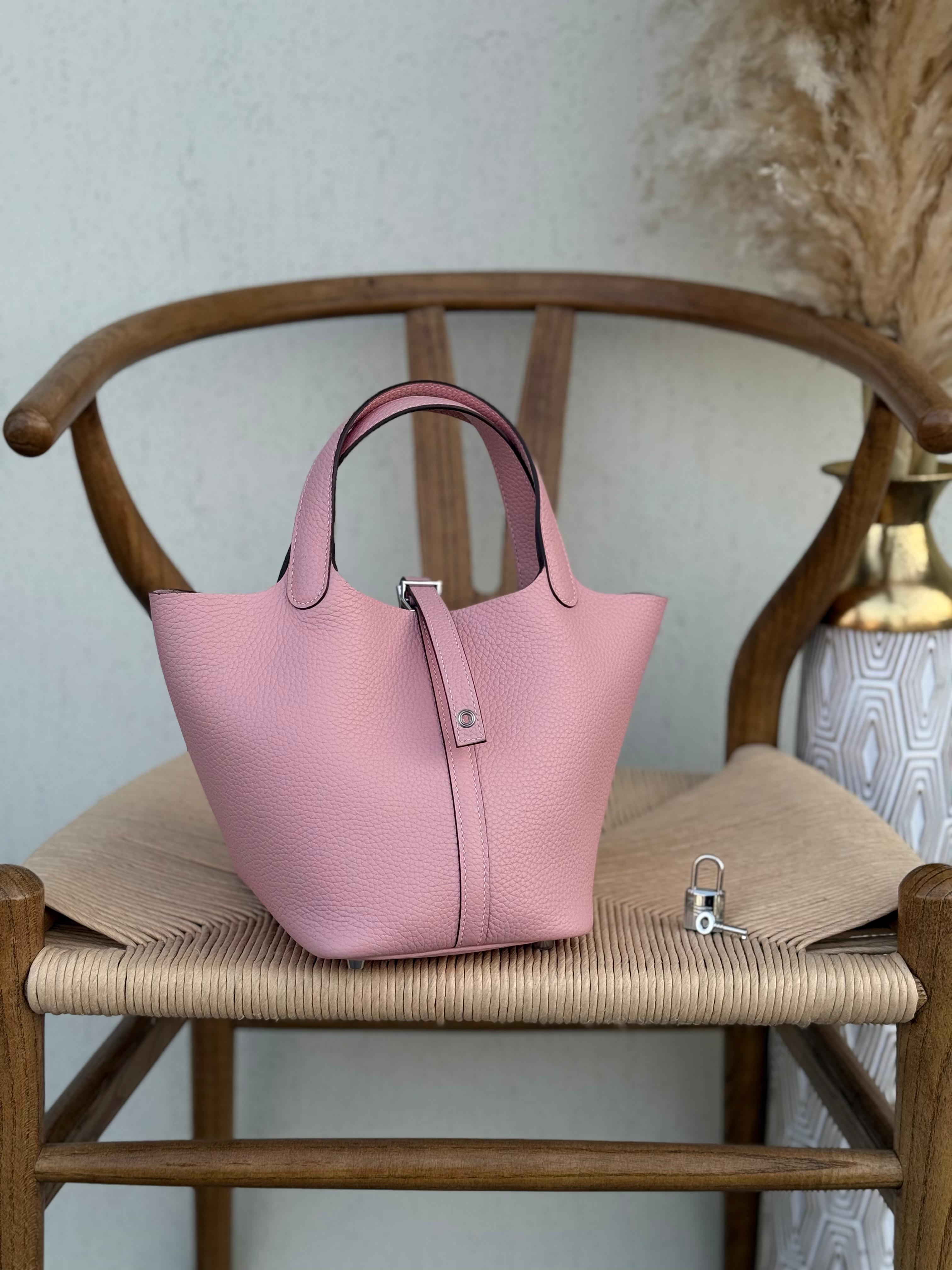 Hermes Vert Cypress Taurillon Clemence Leather Picotin Lock