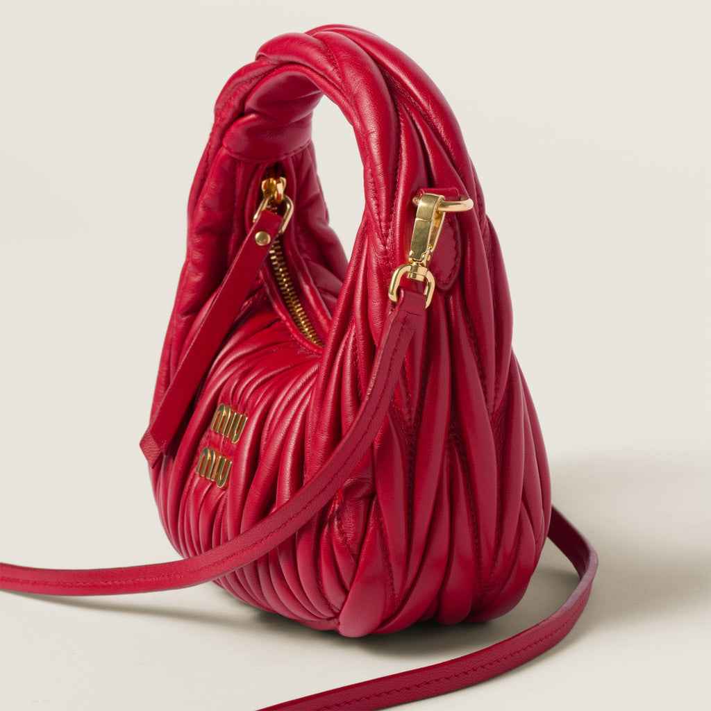 Miu Miu Wander nap leather hobo bag