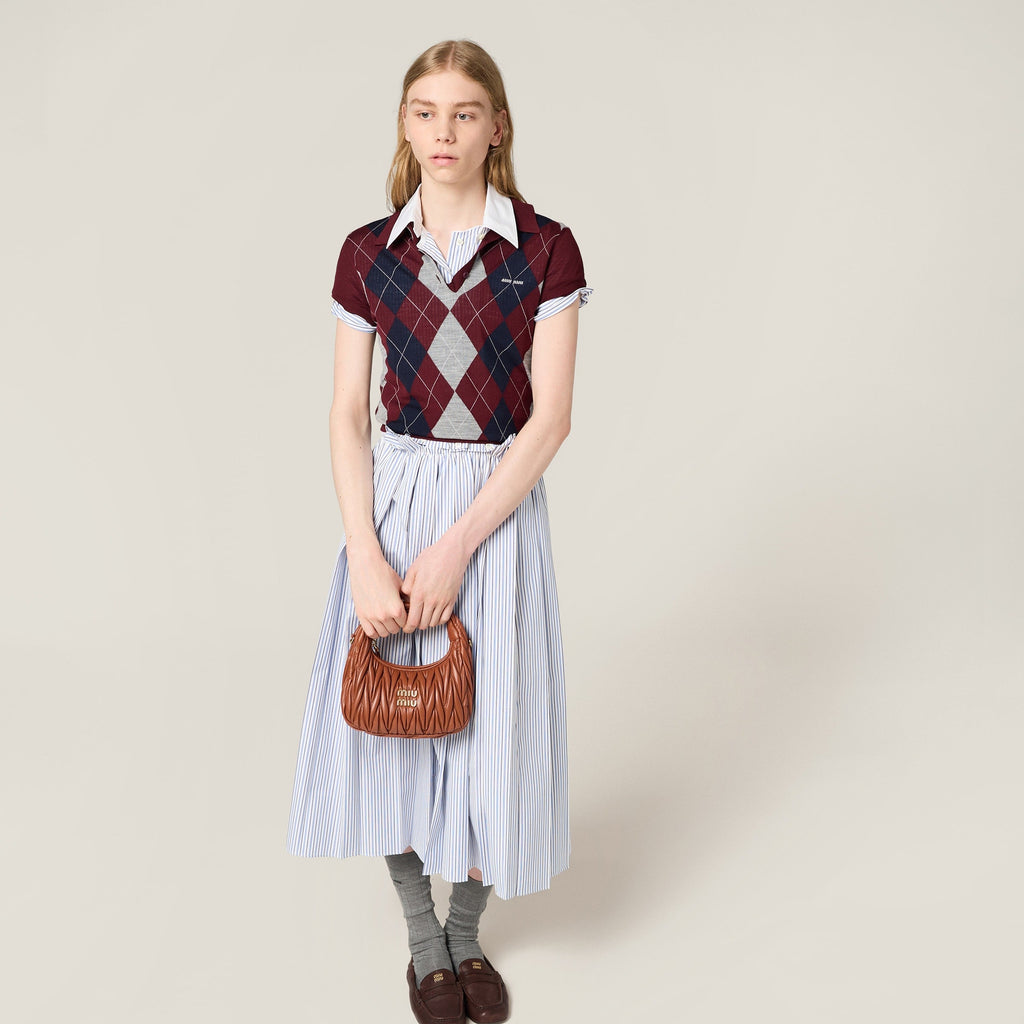Miu Miu Wander nap leather hobo bag