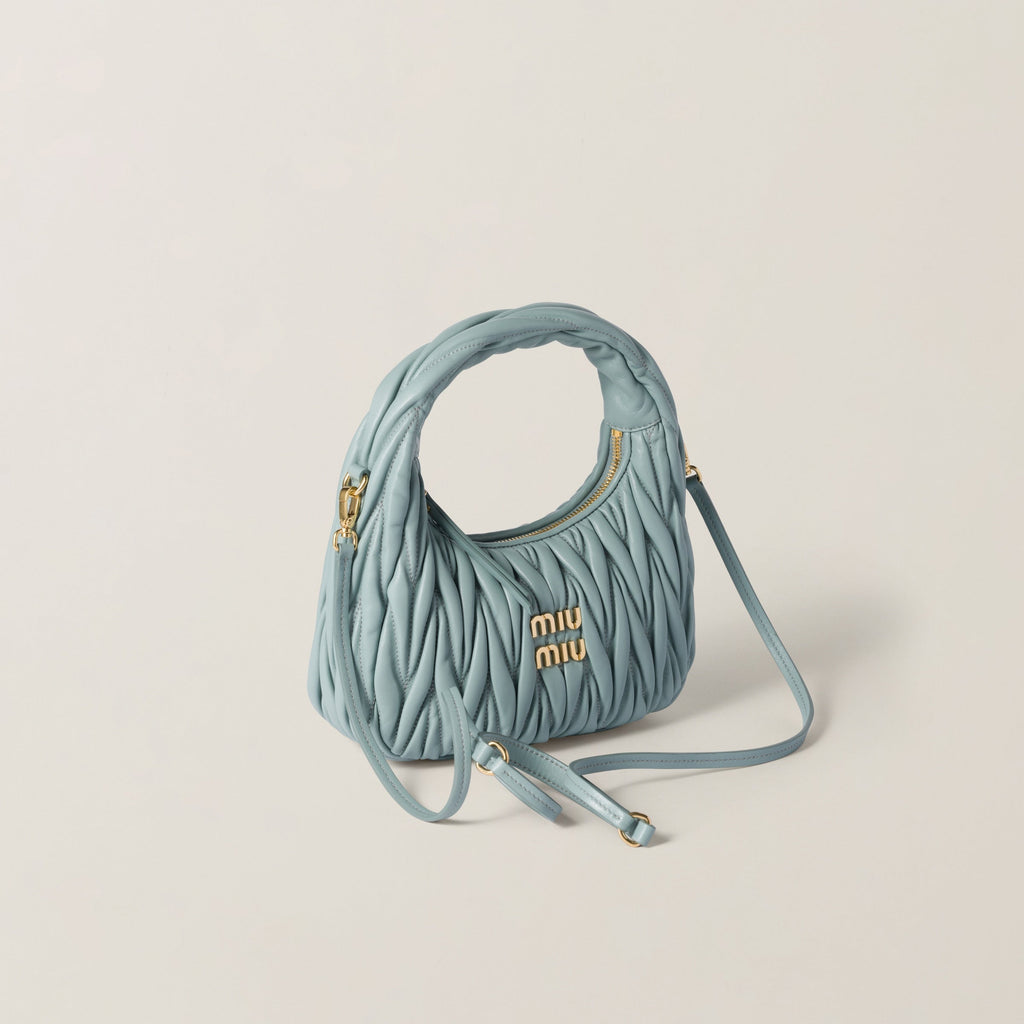 Miu Miu Wander nap leather hobo bag