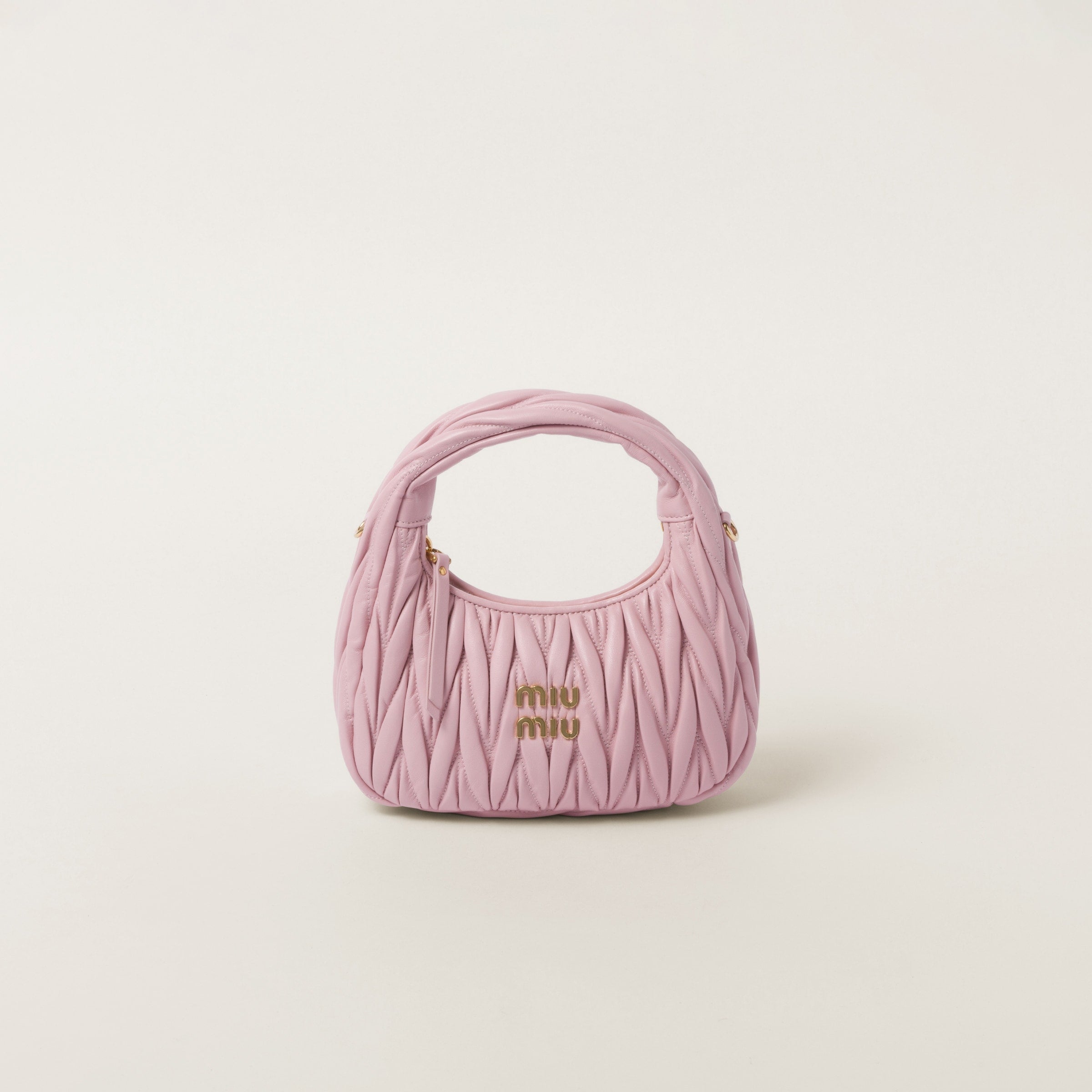 Miu Miu Wander nap leather hobo bag