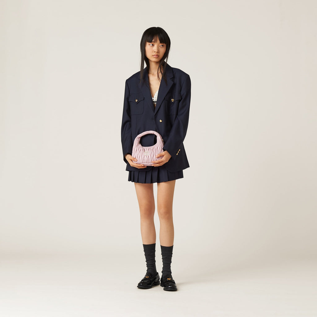 Miu Miu Wander nap leather hobo bag