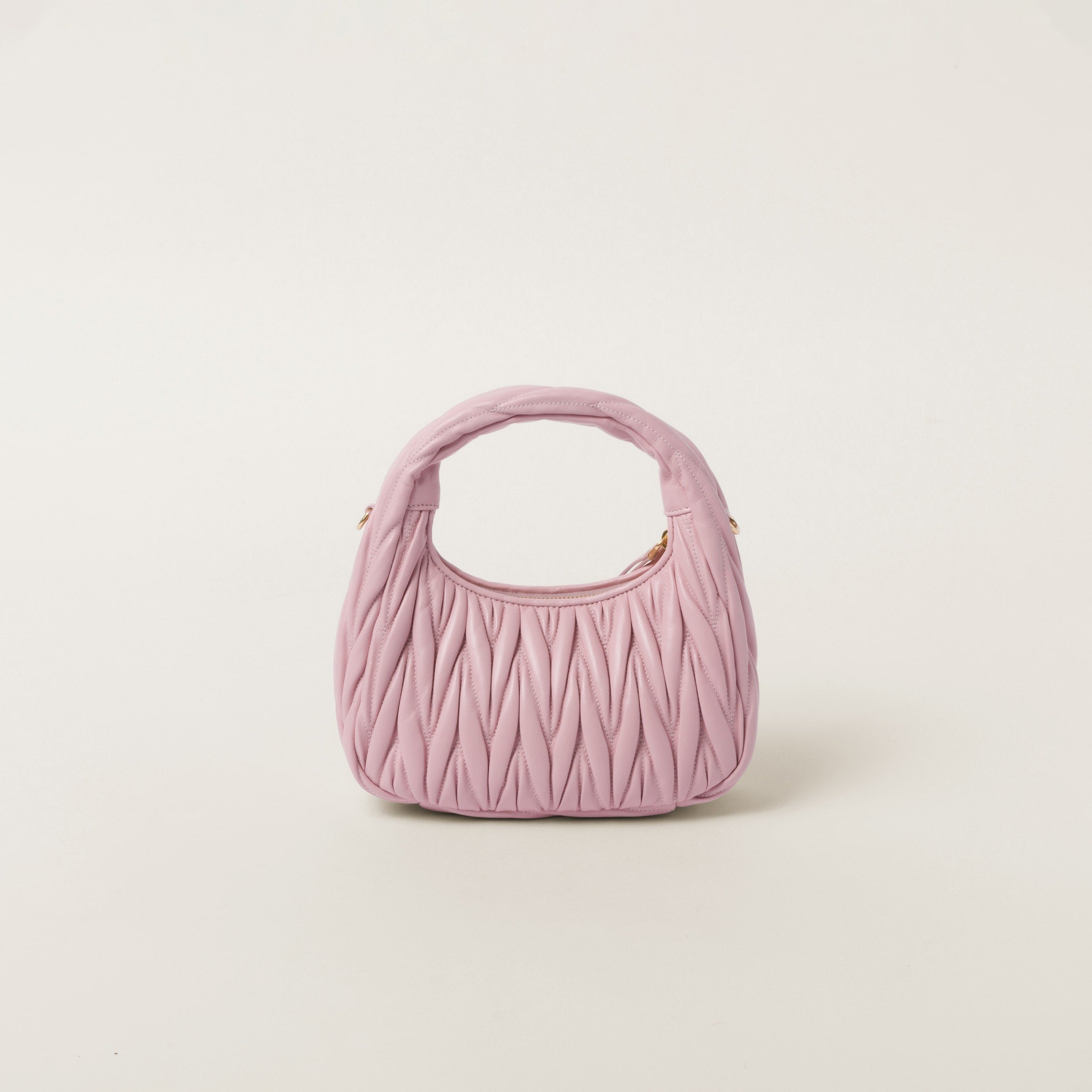 Miu Miu Wander nap leather hobo bag