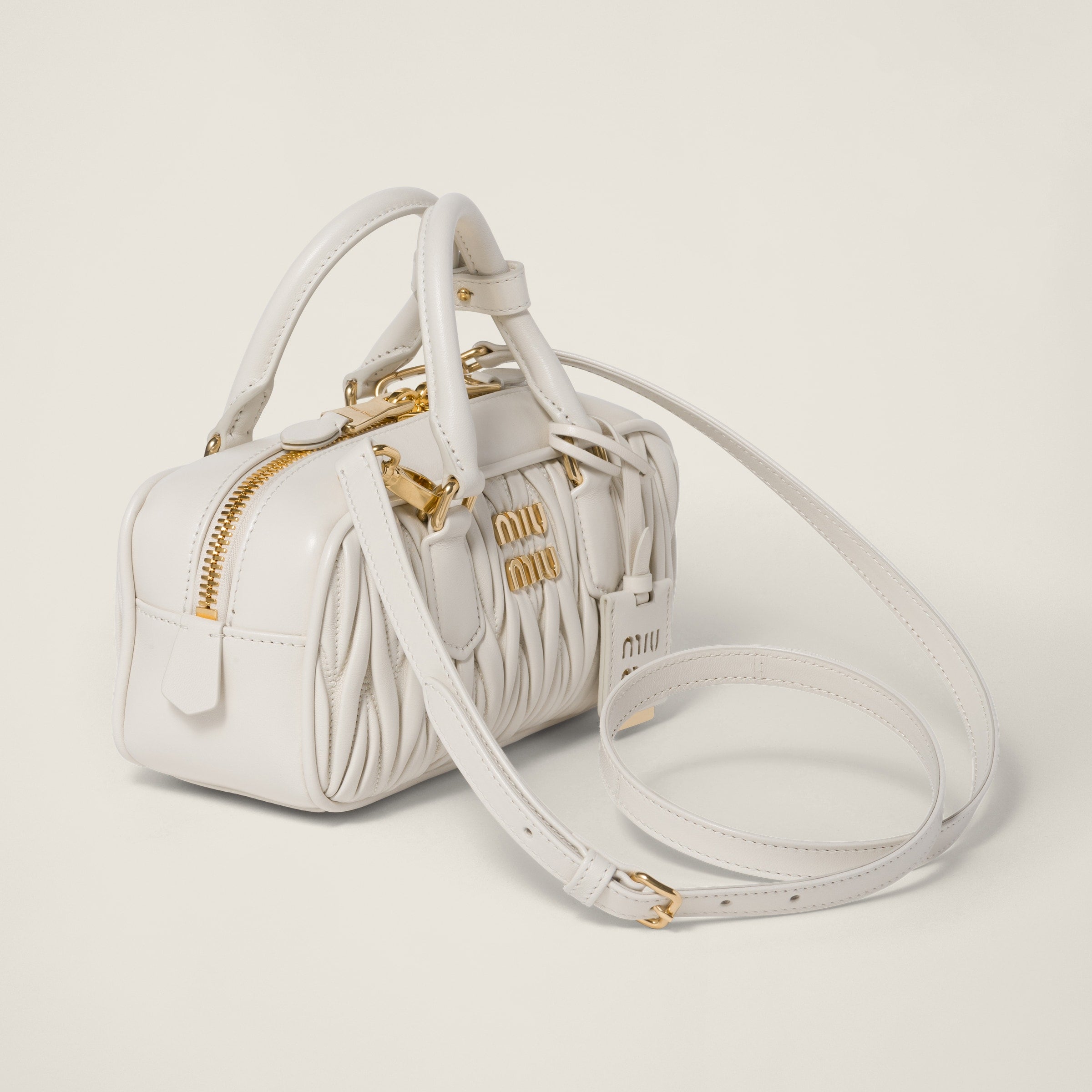 Miu Miu Arcadie leather bag matelassé