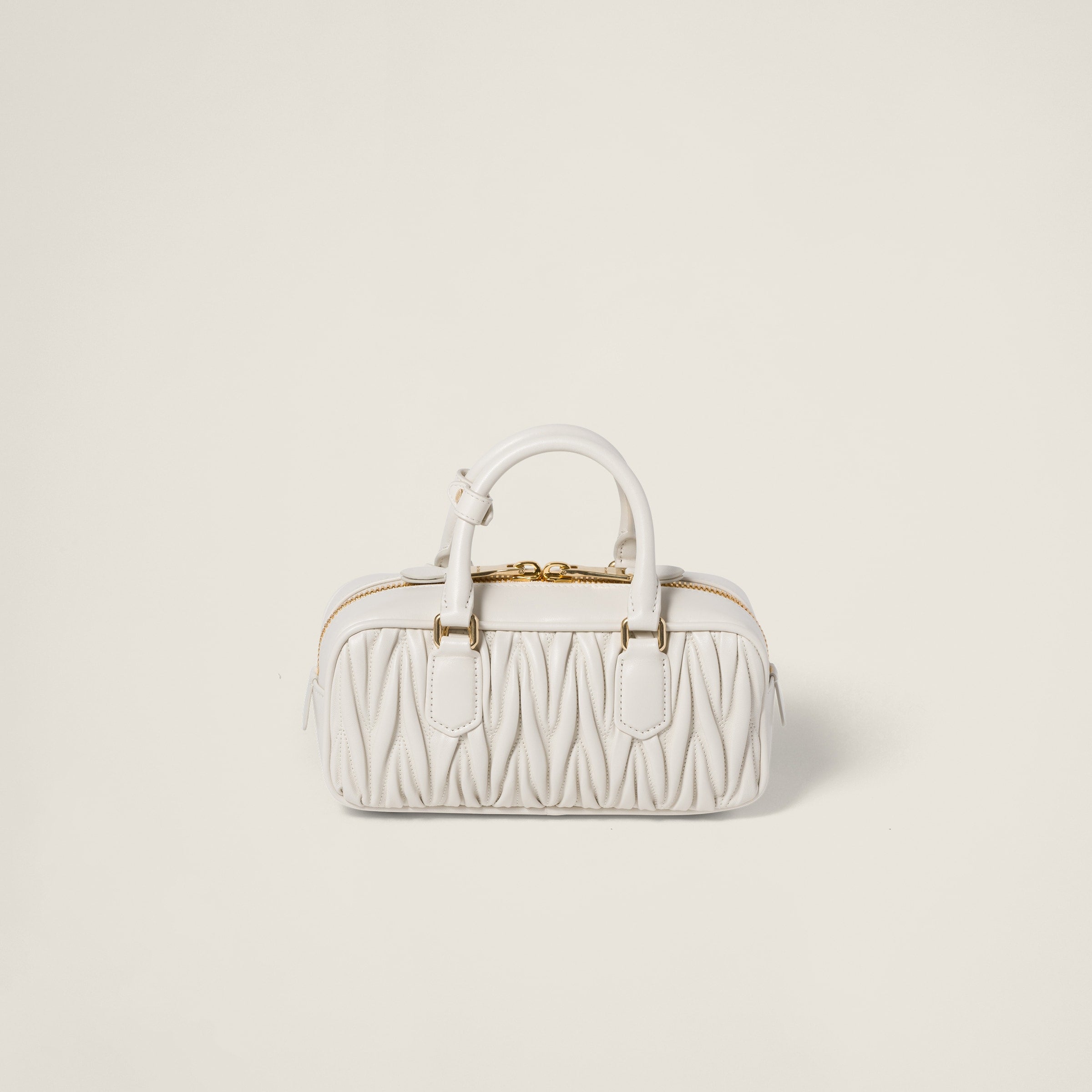Miu Miu Arcadie leather bag matelassé