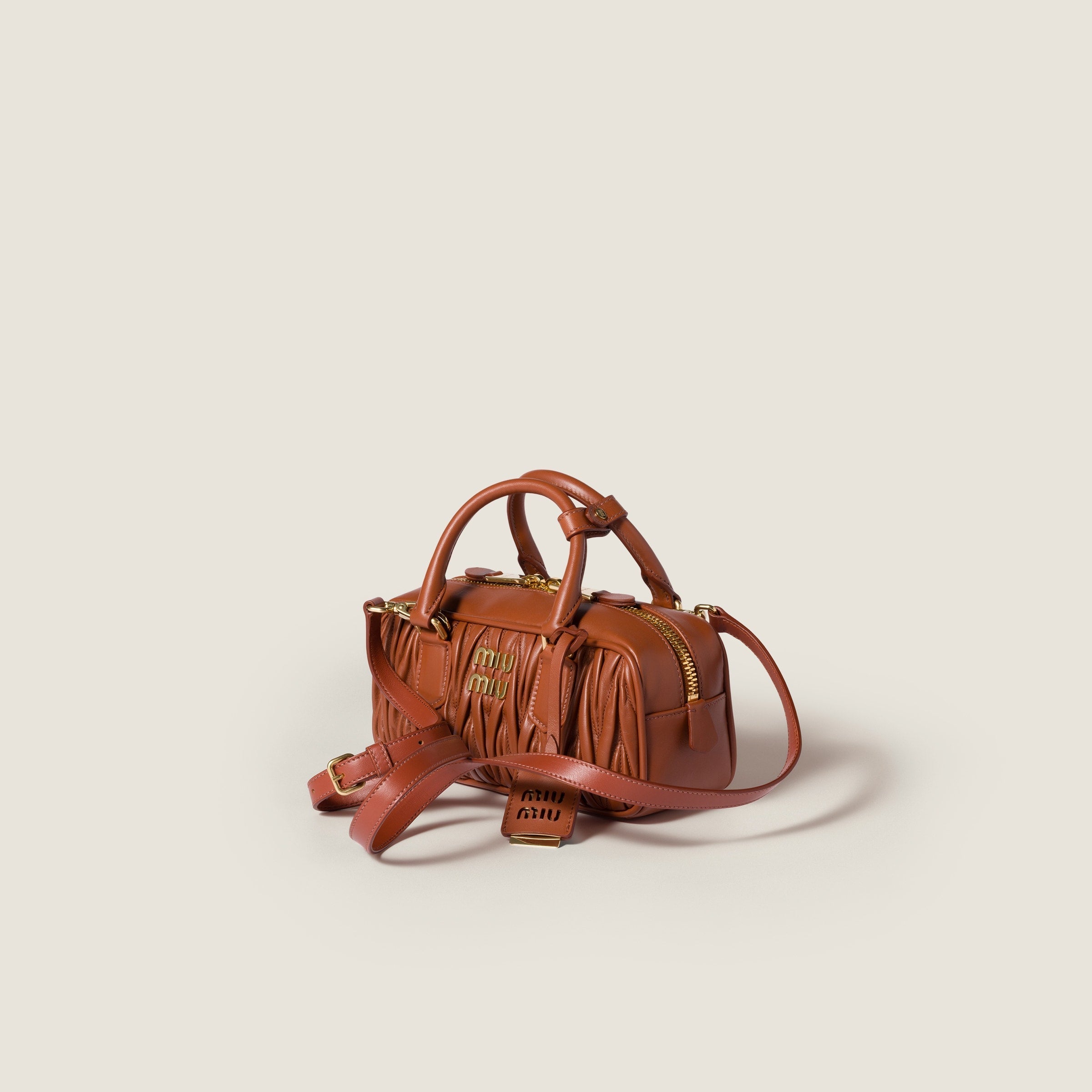 Miu Miu Arcadie leather bag matelassé