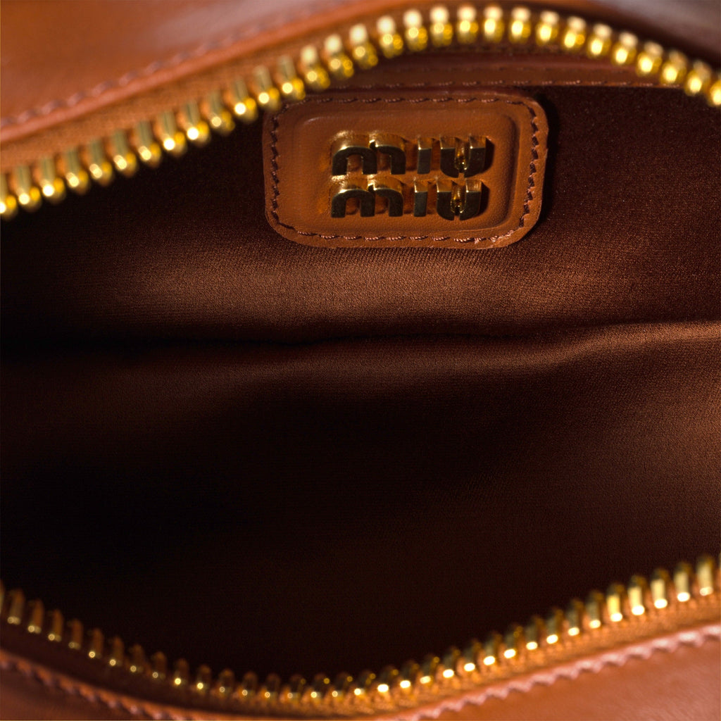 Miu Miu Arcadie leather bag matelassé