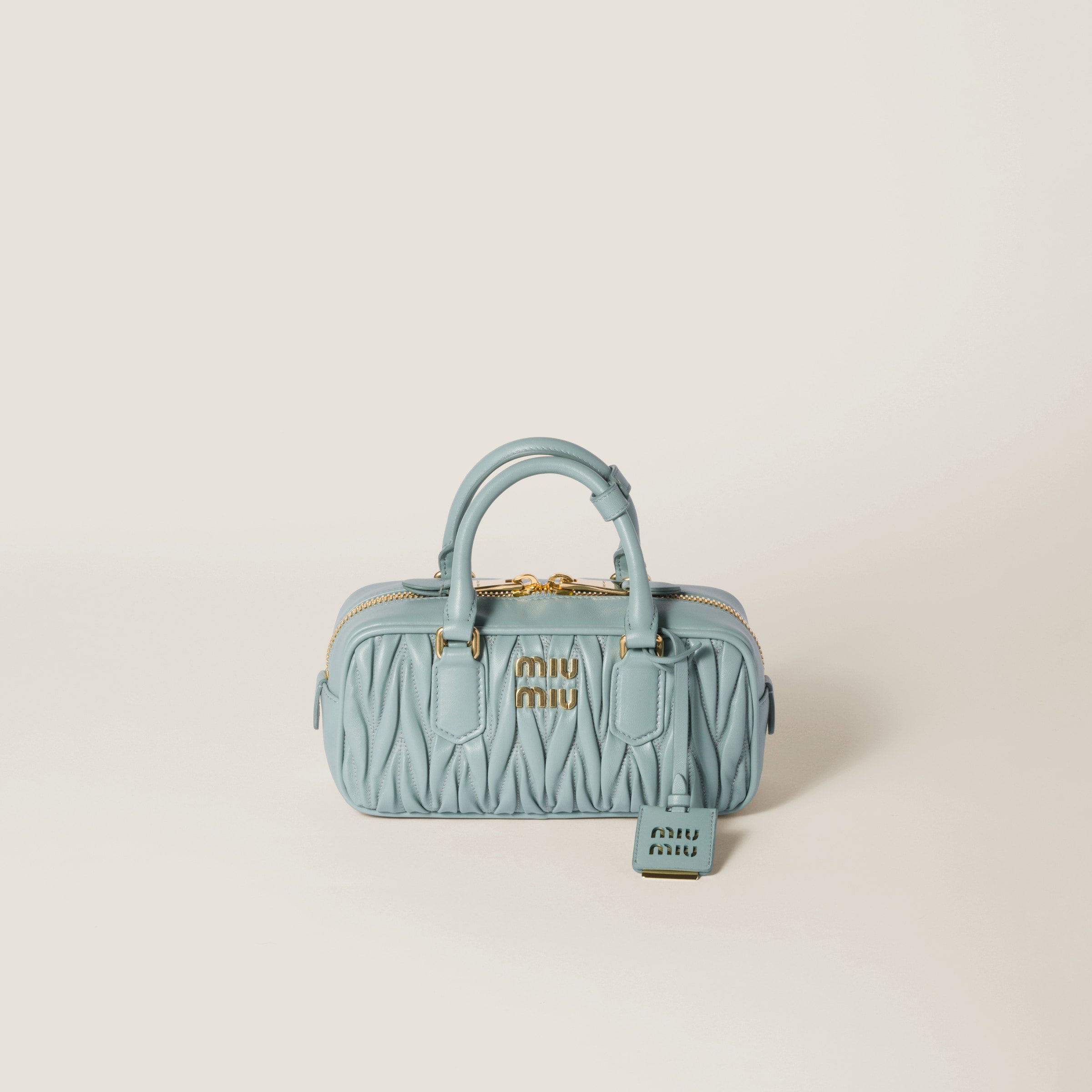 Miu Miu Arcadie leather bag matelassé