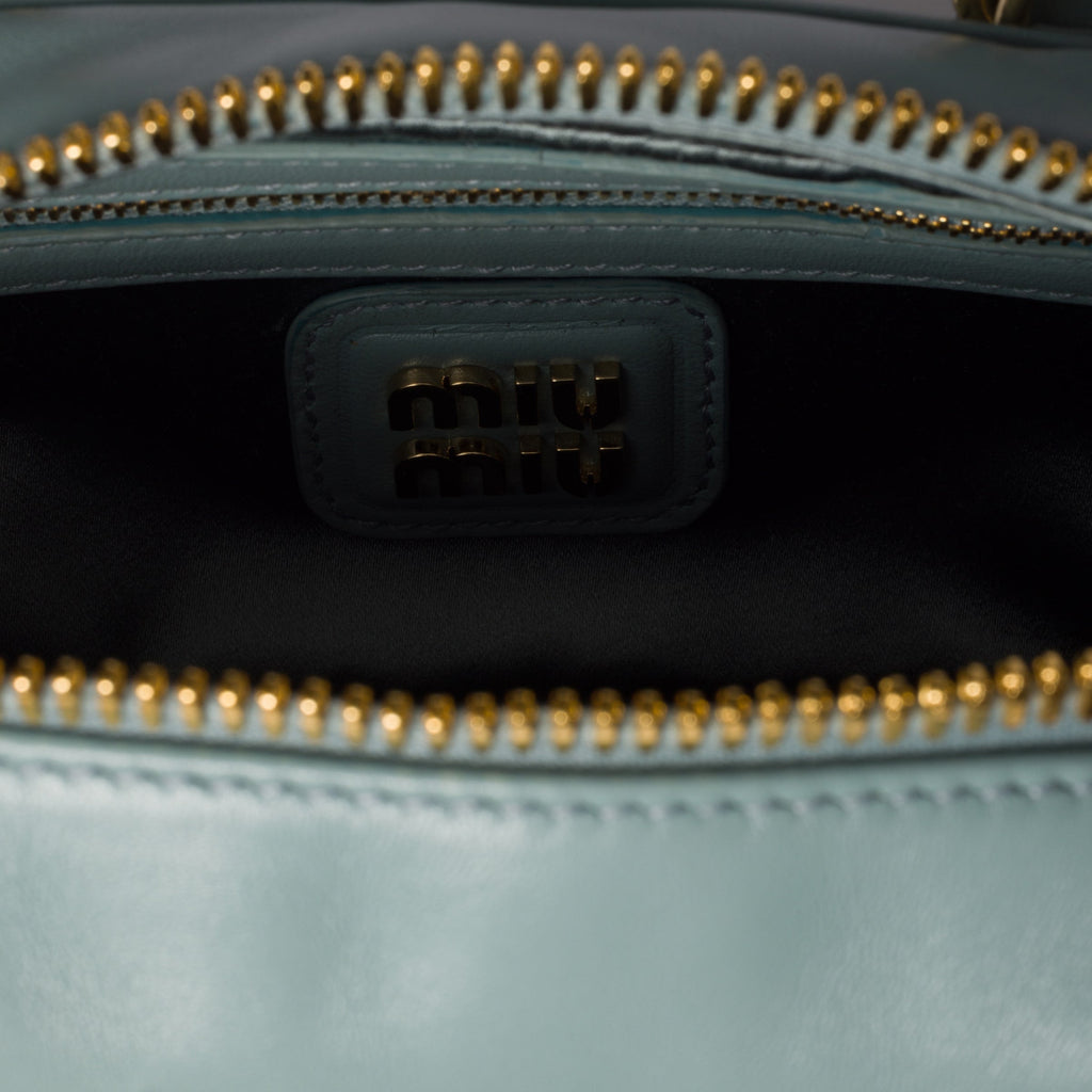 Miu Miu Arcadie leather bag matelassé