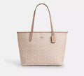 COACH City Tote Bag In Signature Canvas