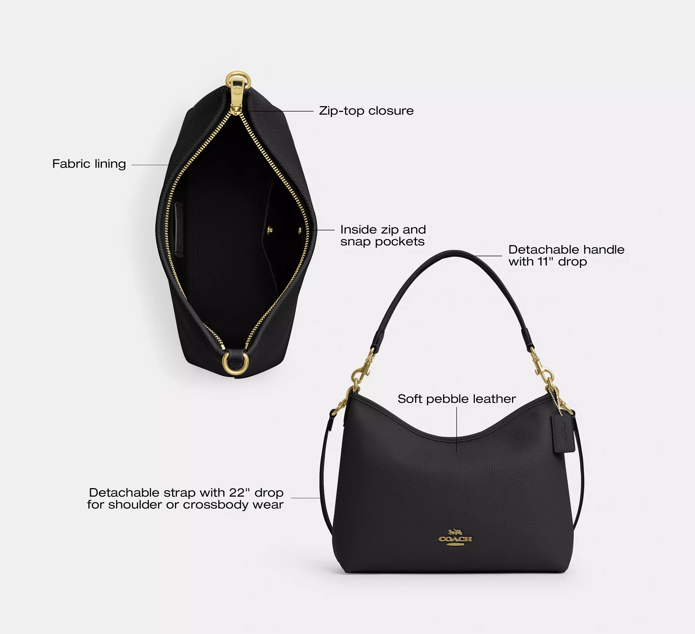 COACH Laurel  Shoulder Bag In Signature Canvas