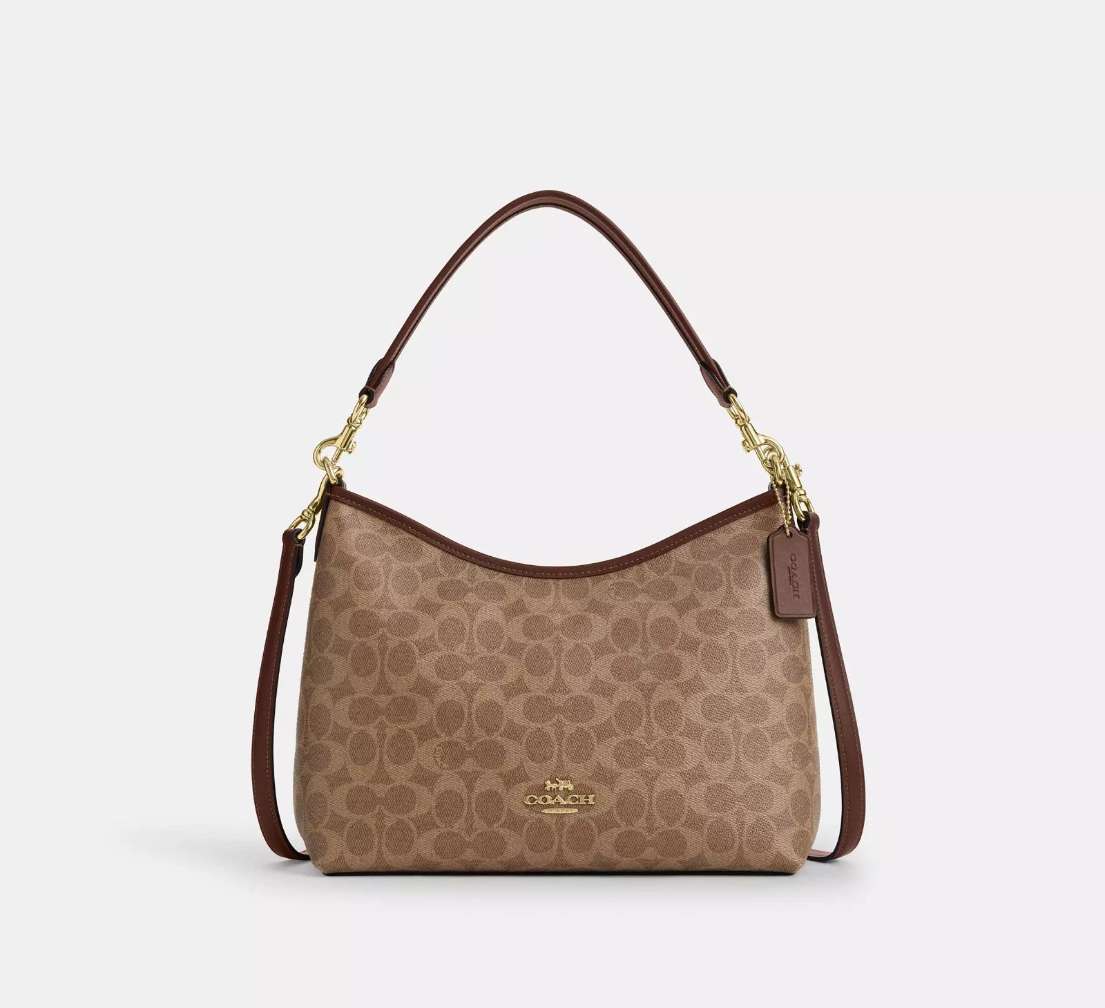 COACH Laurel  Shoulder Bag In Signature Canvas