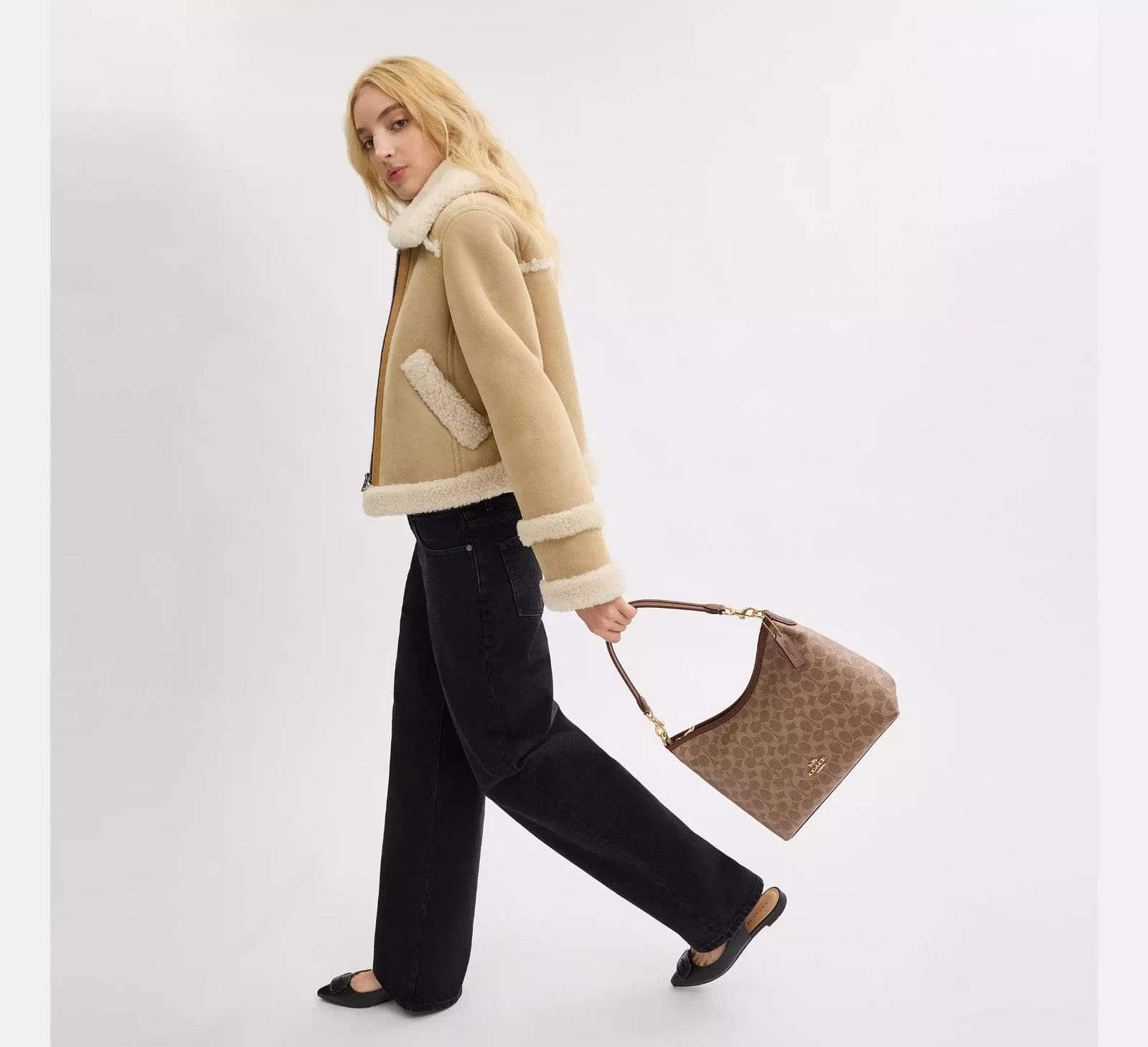 COACH Laurel  Shoulder Bag In Signature Canvas